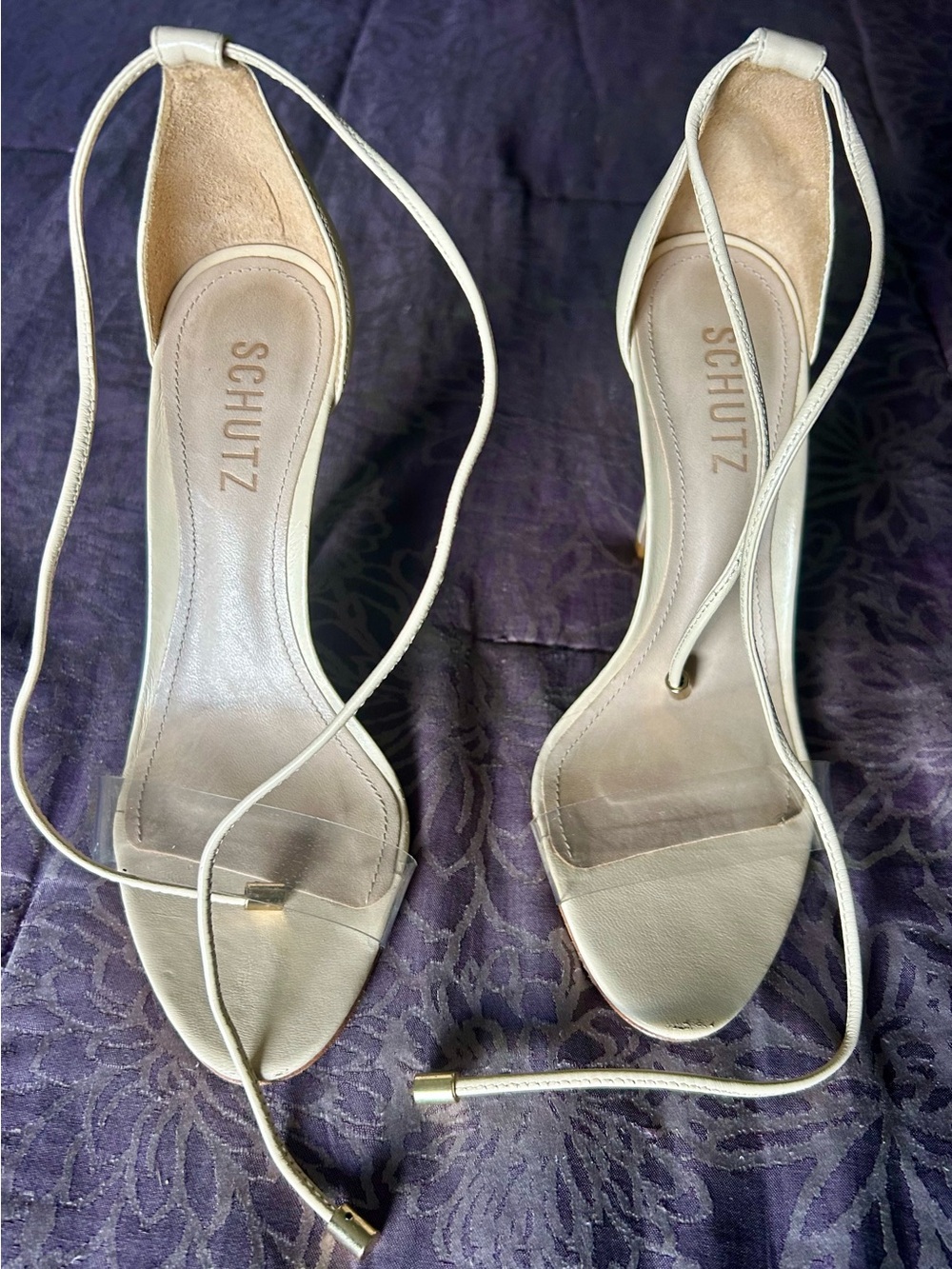 Schutz Josseana Ankle Tie Sandal. Size 6. Good condition